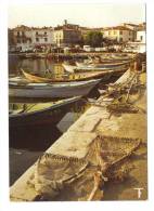 34.-MEZE. Port Sur L'Etang De Thau.  Barques , Filets, épuisettes - Mèze