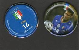 VARIETA'!!!!!! RARITA' - I DISCHETTI Della NAZIONALE AZZURRA -Prodotto Con Licenza Ufficiale FIGC - Metal Figurines