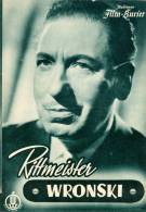 IFK 2037 Rittmeister Wronski 1954 Willy Birgel Elisabeth Flickenschildt Steppat - Magazines