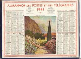 ALMANACH  DES POSTES ET DES TELEGRAPHES( 1941)   Vieux Mas Provençal - Grossformat : 1941-60