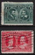 Canada Scott 97/98 - SG189/190, 1908 Tercentenary Of Quebeq 1c & 2c Used - Gebruikt