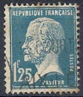 1923-26 FRANCIA USATO LOUIS PASTEUR 1,25 F - FR494-2 - 1922-26 Pasteur