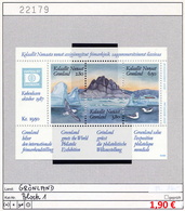 Grönland - Greenland -  Michel Block 1 - ** Mnh Neuf Postfris - Hafnia-Ausstellung 1987 - Neufs