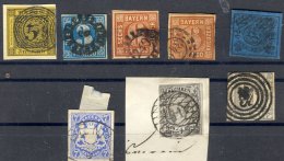 GERMANY GROUP OLD STATES - NICE STAMPS - Collections