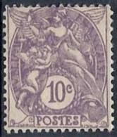 1927-31 FRANCIA ALLEGORIA TIPO BLANC 10 CENT SENZA GOMMA - FR506 - 1900-29 Blanc