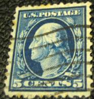 United States 1908 Washington 5c - Used - Usados