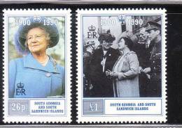 South Georgia 1990 Queen Mother 90th Birthday MNH - Zuid-Georgia