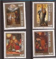1994X   2692-95  JUGOSLAVIJA  ARTE RELIGIONE ICONE   MNH - Neufs