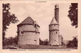 C7224 -JUVIGNY Sous ANDAINE - 61 - Tour De Bonvouloir  - Belle CPA - Rare - - Juvigny Sous Andaine