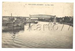 Andrésy (78) : Remorqueur Naviguant Près Du Pont Eiffel à La Fin De L'Oise En 1911 (animée). - Andresy