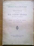 LIBRO MEDICINA LA METAFORA Y EL SIMIL EN LA LITERATURA CIENTIFICA DISCURSOS 1927.EXCENLENTISIMO SEÑOR CONDE DE GIMENO..4 - Scienze Manuali