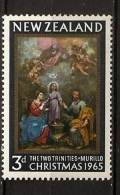 Nouvelle Zélande 1965 N° 433 ** Noël, Murillo, Les Deux Trinités, Anges, Jésus, Marie - Ongebruikt