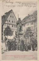 Jena Studentika Studenten Vor Dem Universität-Begründer Denkmal 14.10.1914 Göhre Weinhdlg. Student - Jena