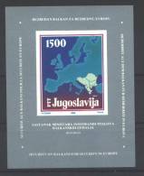 Jugoslawien – Yugoslavia 1988 Conference Of Foreign Affairs Ministers Souvenir Sheet MNH, 20 X - Blocs-feuillets