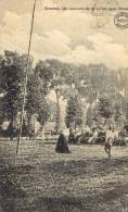 CPA (TIR A L ARC) KEMMEL (belgique) Un Concours De Tir A L Arc Pour Dames - Archery