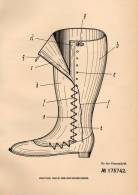 Original Patentschrift - J.Eggenweiler In Cassel , 1905 , Geteilte Schaftstiefel Wie Gamaschen , Schuhe , Schuster !!! - Shoes