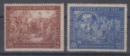 Germany American & British Zone Leipziger Messe Line Prforation 13 1/4:13 1947 MH * - Nuevos