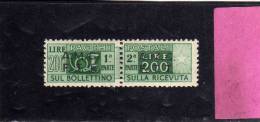 TRIESTE A 1947 -1948 AMG-FTT OVERPRINTED PACCHI POSTALI LIRE 200 MNH - Postpaketen/concessie