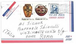 STATI UNITI - USA - POSTAL HISTORY  - AIR MAIL  POSTA AEREA  VERSO L´ITALIA - Poststempel