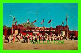 CALGARY, ALBERTA - ENTRANCE TO EXHIBITION & STAMPEDE GROUNDS IN 1958 - TRAVEL IN 1961 - WELL ANIMATED - - Calgary