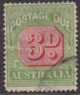 AUSTRALIA 1922 3d Postage Due SG D95 U XM1423 - Segnatasse