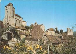 CPM 46 - Saint Cirq Lapopie - Vue Sur L'Eglise - Saint-Cirq-Lapopie