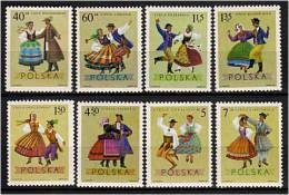 POLOGNE 1969 - Costumes Regionaux - Serie Neuve Sans Charniere (Yvert 1801/08) - Ongebruikt