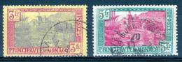 Monaco 1924 Various Subjects 3 And 5 F - Lot. 1158 - Sonstige & Ohne Zuordnung