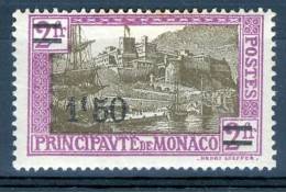 Monaco 1926 Surcharged 1,5 On 2 F MH - Lot. 1161 - Sonstige & Ohne Zuordnung