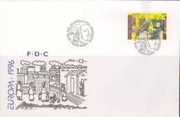 FINLAND 1996 EUROPA CEPT FDC  /ZX/ - 1996