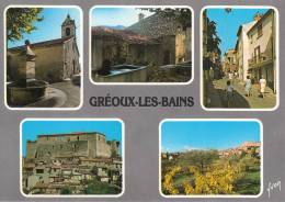 04 - GREOUX LES BAINS - Souvenir Multi-vues. - Gréoux-les-Bains