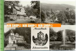 „Meuselbach, Schwarzmühle, Mehrfeldkarte“ Um 1970/1980, Ansichtskarte , Ungebrauchte Karte - Rudolstadt