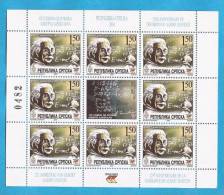 2004X  297  BOSNIA ERZEGOVINA REPUBLIKA SRPSKA  ALBERT EINSTEIN   PHYSICS, NOBEL PRIZE    MNH - Albert Einstein