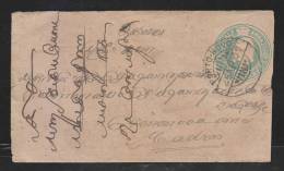 India 1907  KE 1/2A Postal Stationary Cover  PORTO - NOVA To Madras # 37360 Inde Indien - 1902-11 King Edward VII
