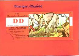 Buvard , Blotter , Bas Chaussettes DD 2.Elephant Signe Maurice Parent - Schuhe