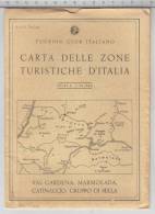 Carta Delle Zone Turistiche D´Italia - Val Gardena, Marmolada, Catinaccio, Gruppo Di Sella - Topographical Maps