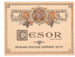 ETIQUETTE - VIN BLANC - CESOR. - Andere & Zonder Classificatie