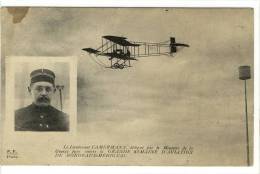 Carte Postale Ancienne Bordeaux Mérignac - Grande Semaine D'Aviation. Le Lieutenant Camermann - Avions - Merignac
