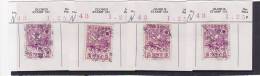 Japan Occupation  Of Malaya 1944  15c X 4 Used Stamps - Usati