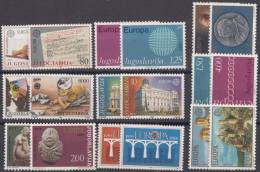 Yugoslavia Republic, Nine Sets EUROPA - CEPT, Mint Hinged - Unused Stamps