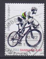## Denmark 2011 BRAND NEW 8.00 Kr VM Cykling World Championship Bicycling - Used Stamps