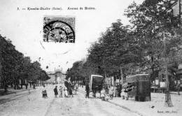 KREMLIN-BICETRE - L'AVENUE DE BICETRE - BELLE CARTE ANIMEE AVEC ATTELAGES ET BOUTIQUE SUR LE TROTTOIR - - Kremlin Bicetre