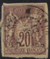 #32# COLONIES GENERALES N° 34 Oblitéré Pondichery (Inde) - Sage