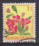 Ruanda-Urundi N° 185 ° Les Fleurs - 1953 - Used Stamps