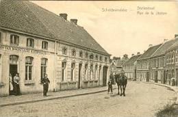 Scheldewindeke : Statiestraat - Rue De La Station - Oosterzele