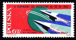 POLAND 1963 Space Cosmonaut Error Fi 1269 B1  Mint Never Hinged - Ongebruikt
