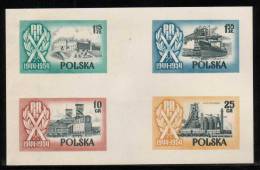 POLAND SLANIA 1954 10TH ANNIV 2ND REP FREIGHTER SOLDEK COLOUR PROOFS 1,55 ZL BY SLANIA NO GUM Ships Trains Steel Castles - Prove & Ristampe
