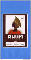 ETIQUETTE - LOIRE - ROANNE - RHUM SUPERIEUR - L. DOZANCE - 125 X 95 Mm - Rum