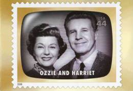 Entier Postal De 2009 Sur Carte Postale Avec  Timbre Et Illust. "Ozzie And Harriet" - 2001-10