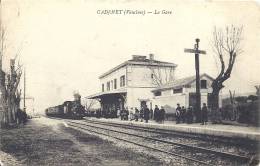 CADENET- LA GARE   BELLE CARTE ANIMEE! - Cadenet